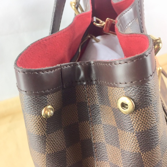 Final price!❤️large checkered❤️ tote louis vuitton - Picture 11 of 12
